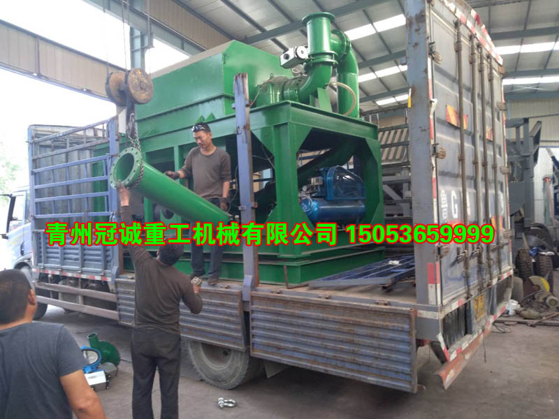 發往四川成都的全自動臥式離心機沙金設備現場