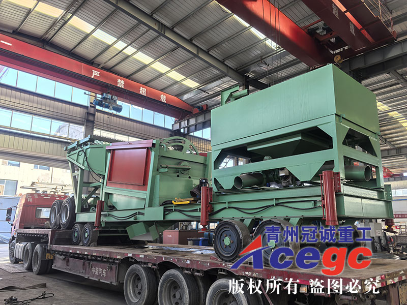 移動沙金設備發往南非