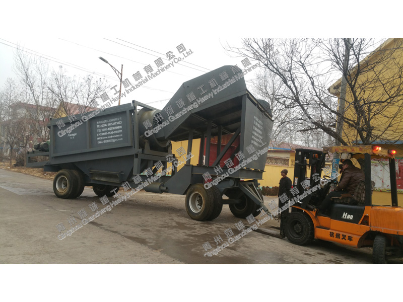 移動式沙金礦設備