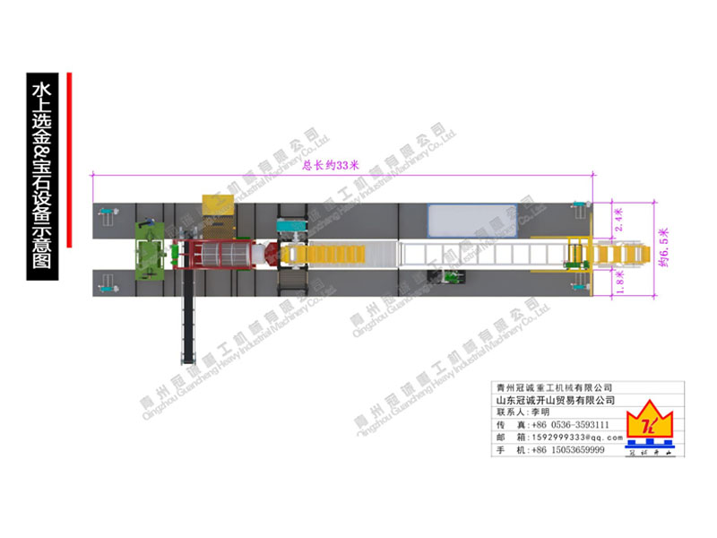 河道寶石鉆石提取設備