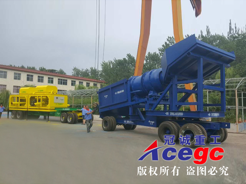 組合式移動沙金設備