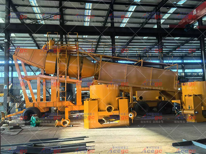 移動式沙金設備