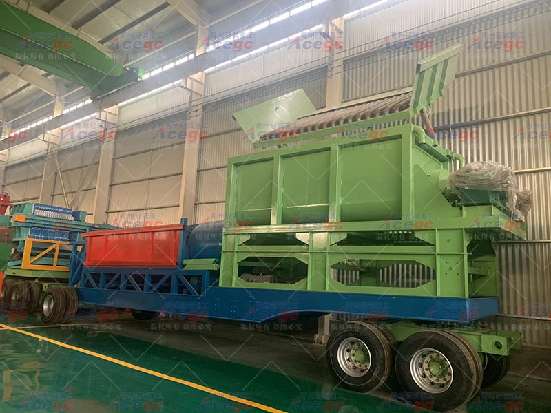 移動沙金設備組合選礦車